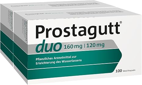 Prostagutt Duo 160 mg 120 mg Soft Capsules - Herbal Medicine to Reduce the Urge to Urinate with Benign Prostate Enlargement - 200 Soft Capsules