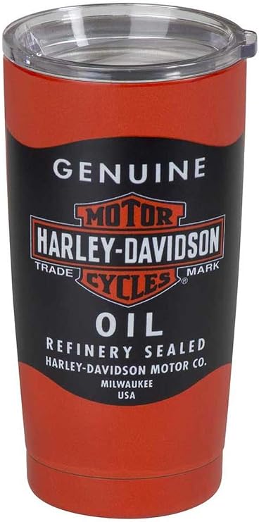 Harley-Davidson Oil Can Stainless Steel Insulated Travel Mug - 20 oz. HDX-98630