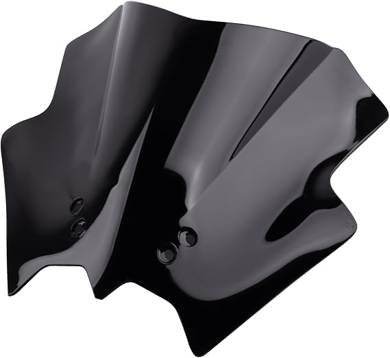 For KTM DUKE 125 200 390 2012 2013 2014 2015 2016 Motorcycle Front Wind Deflector Windscreen Fairing Expanded Wind Protection Accessories (Black)