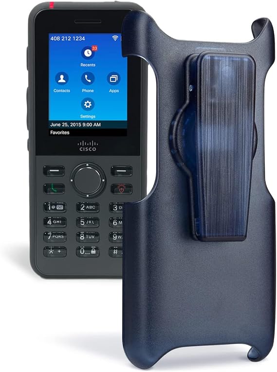 Cisco Phone Holster Case with 360 Belt Clip for Wireless IP Phones 8821 & 8821-EX (Blue)