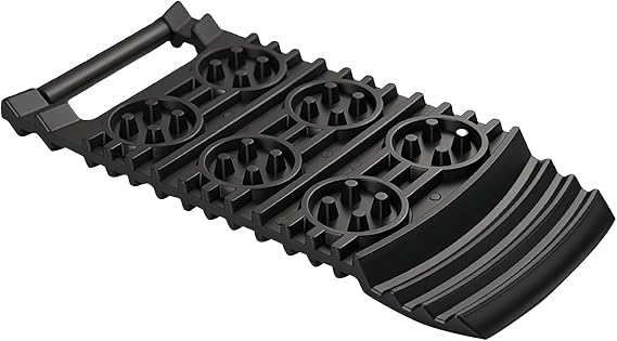 Traction Boards, Recovery Boards for Off-road Vehicles/Cars/Pickups/SUVs/RVs, Pair Tire Traction Mats on Snow, Sand, Mud and Loose Terrain, Storage Bags
