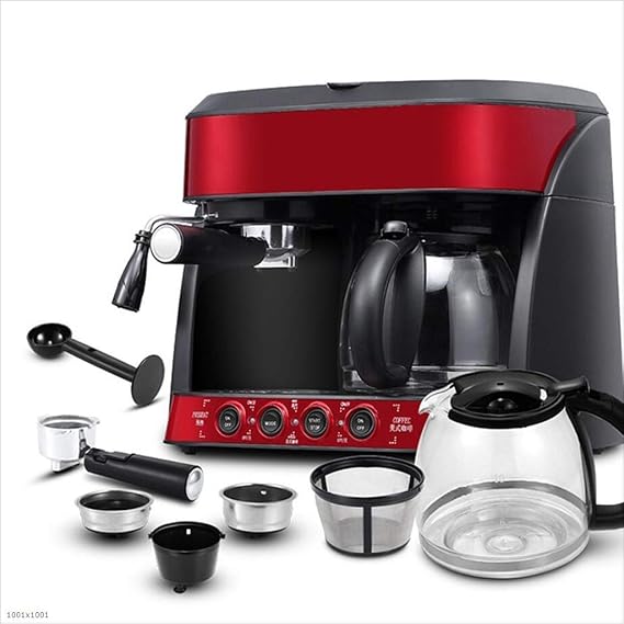 Bean to Cup Coffee Machine Automatic Coffee Machine, Drip Coffee Maker, Home, Office, Commercial, Can Hold 5 10 Cups