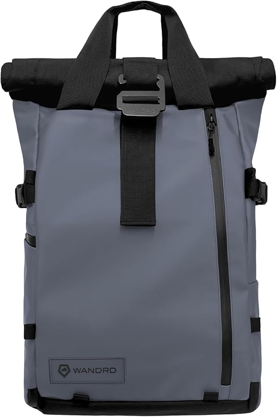 WANDRD PRVKE 21L Backpack: Weather-Resistant Travel & Camera Backpack with Laptop Sleeve, Quick Side Access, Clamshell Opening Ideal Photography & Travel Bag (Aegean Blue)