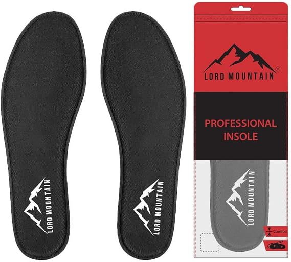 Memory Foam Ayakkabı Yumuşak Konforlu Ergonomik Tabanlık,Yumuşak Konforlu Ergonomik Gündelik Spor İç Taban,rahat ve destekleyici erkek,kadın unisex Siyah 42-43