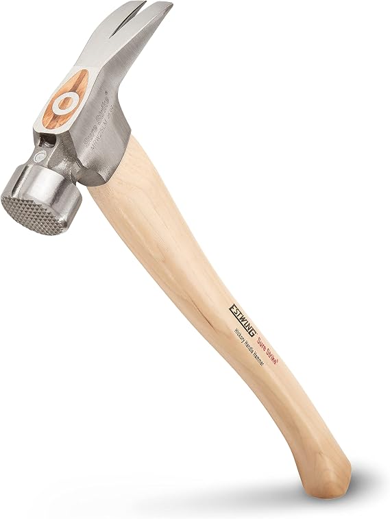 ESTWING Sure Strike California Framing Hammer, 25 oz Rip Claw, MRW25LM