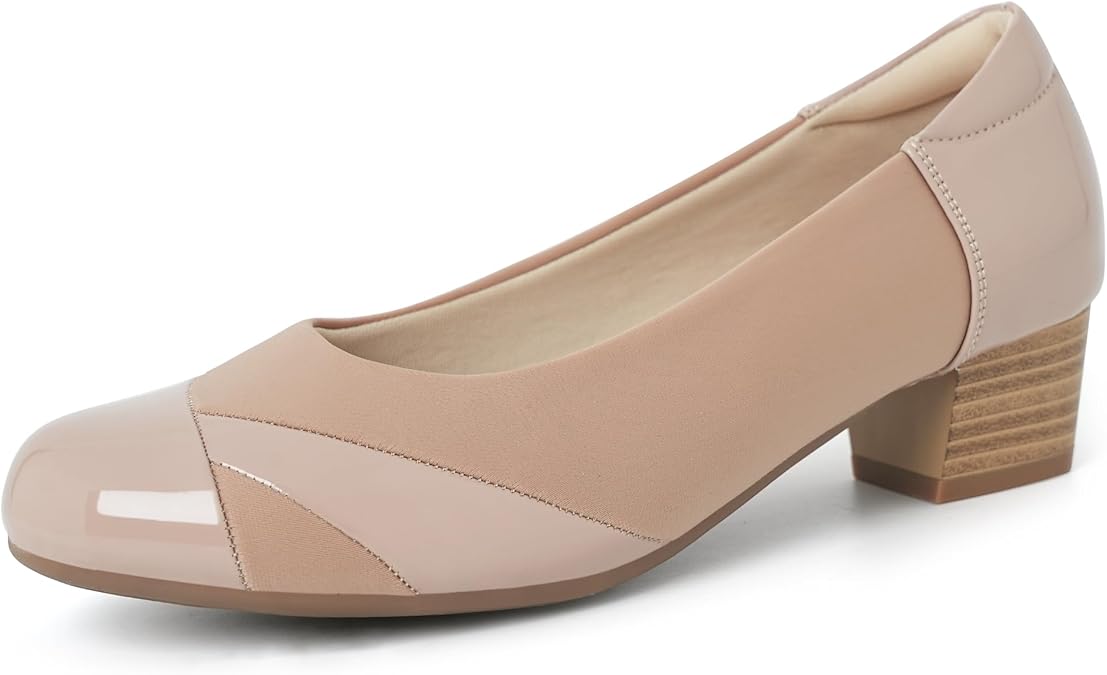 Ortho + Rest Women Bunion Dress Shoes Low Heel Orthopedic Slip on Loafers Orthotic Pumps