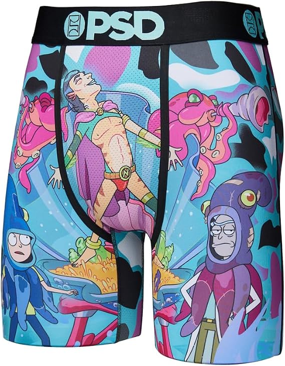 PSD Men's I Am Mr. Nimbus! Boxer Briefs, Multi, XL
