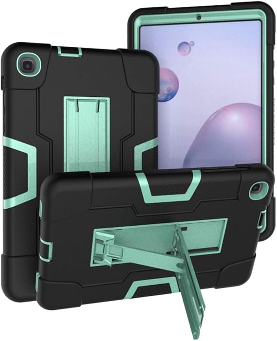 case for Samsung Galaxy tab a 8.4 2020, Hard PC Soft Silicone case for Galaxy a tab 8.4 Kickstand Rugged Protective Case for Samsung tab a 8.4 SM-T307, Mint Green