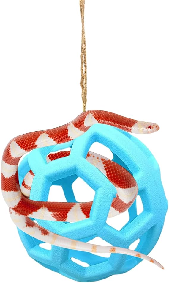 Slim Snake Ball Python Accessories Reptile Climbing Ball Python Playground Climbing Toys (Blue)