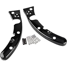 1 Set Gloss Black Motorcycle Rear Fender Strut Covers Compatible With 2009-2013 Harley Touring Road King Electra Street Glide FLHX FLHR