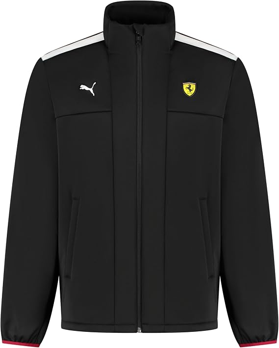 PUMA Scuderia Ferrari F1 Softshell Jacket | Contrast shoulder panels, Officially licensed