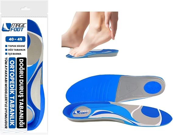 Magicfoot Reliefsupport Doğru Duruş Tabanlığı - Topuk Dikeni - Düz Tabanlık Ve Içe Basma Sorunları Önleyici (40-45)