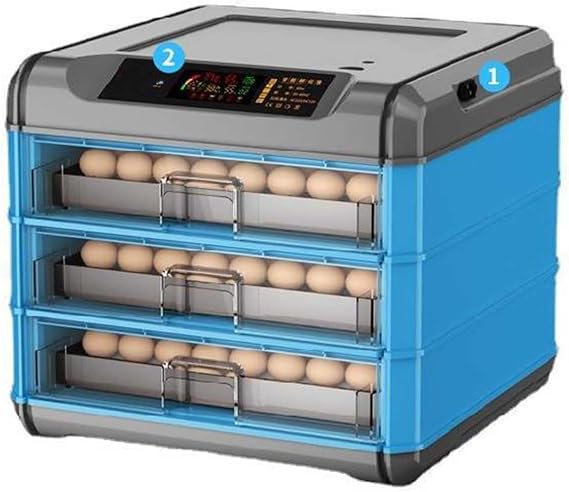 Egg Incubator for Hatching Chickens, Ducks, Quails - 12 Egg Capacity with Temperature Control and Automatic Egg Turner