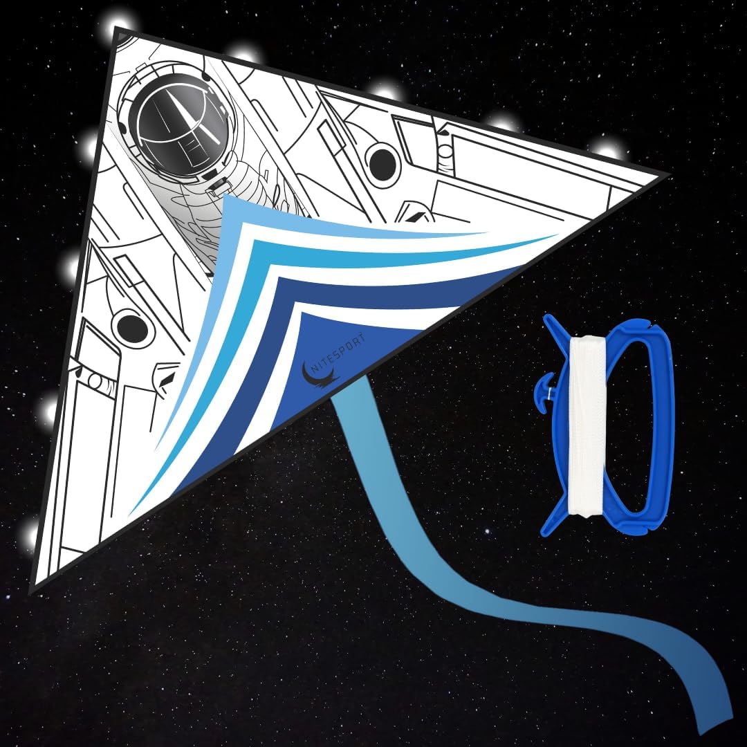LED Light Up Spaceship Kite