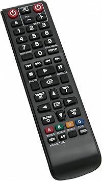 AK59-00149A Replacement Remote Control fit for Samsung BLU RAY DISC Player BD-ES5000 BD-ES5300 BD-F5100 BD-FM57C BD-HM59 Blu-ray Player