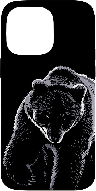 Black Bear Grizzly Case for iPhone 14 Pro Max