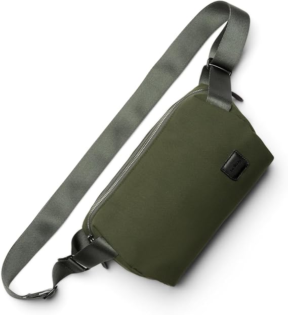 Bellroy Classic Sling 3L, Minimalist Crossbody Bag - Olive