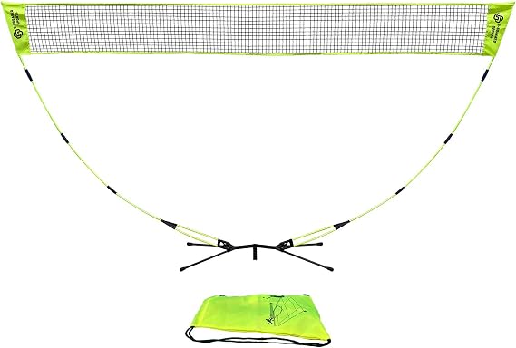 Portable Badminton Net (Green, 10X5 Ft)