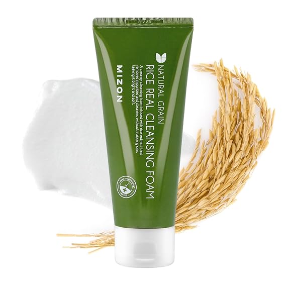 MIZON Rice Real Cleansing Foam, 150ml (5.07 fl oz)