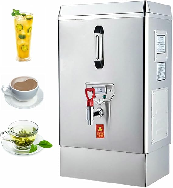 3KW Drinking Hot Water Boiler, 30L Commercial Stainless Steel Hot Water Dispenser with Non Drip Tap, Insulation Function, for Canteen, School, Company, Factory, Warehouse