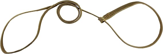 Resco Dog Show Slip Lead, Braided Nylon, 36", Fawn