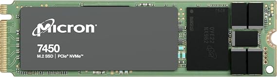 Micron 7450 PRO 960 GB Solid State Drive - M.2 2280 Internal - PCI Express NVMe [PCI Express NVMe 4.0 x4] - Read Intensive - TAA Compliant