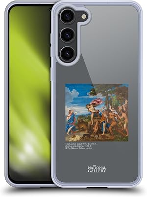 Head Case Designs Officially Licensed The National Gallery Bacchus and Ariadne People Gel Case [Military Grade Protection] Compatible with Samsung Galaxy S23 5G and Compatible with MagSafe