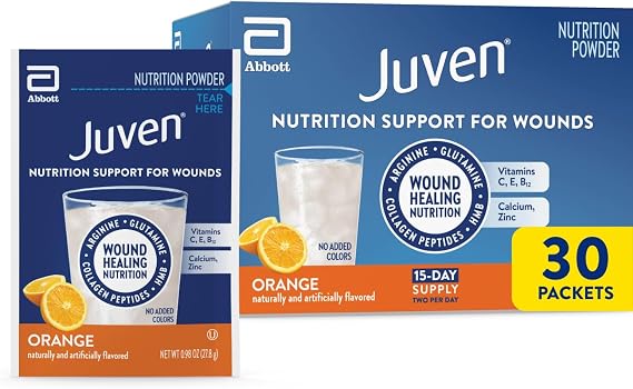 Juven Nutrition Support for Wound Healing, Orange, 30ct