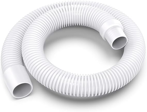 Universal Pool Vacuum Hose 48" Long, Pool Hose Extension, White