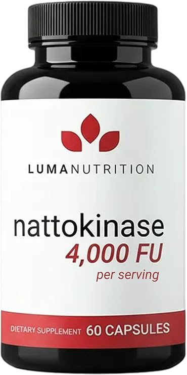 Luma Nutrition Nattokinase Supplement 4000 FU Per Serving - 60 Capsules