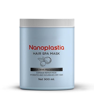 Nanoplastia Hair SPA Mask | Deep Nourishment & Smoothing Treatment | Professional-Grade Hydration, Frizz Control, and Hair Repair for All Hair Types | Restores Shine & Healthy Hair, 900ml
