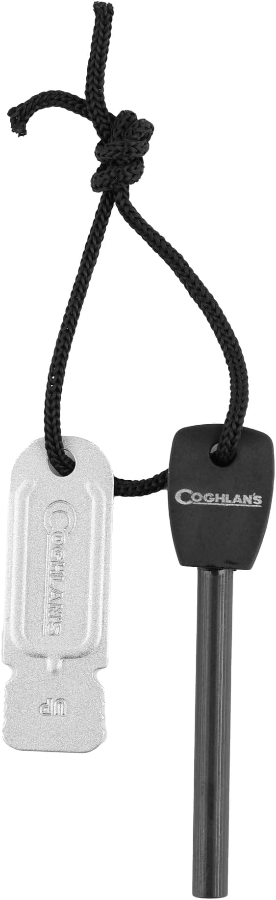 Coghlan's Flint Striker Firestarter Tool for Camping, Hiking, Emergency Survival, and Outdoor Ignition Durable Ferrocerium Rod with Waterproof Portable Design