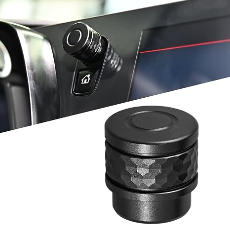 Aluminum Multimedia Radio Switch Volume Control Knob Cap Stereo Knobs Rotary Switch Button Cover Compatible with for Chevy Corvette C8 Coupe 2020-2025 Accessories Radio Dial Tuner Knob