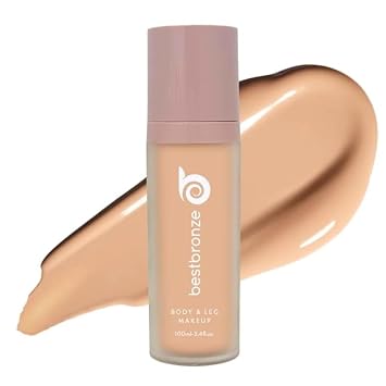 Best Bronze Bombshell Body Makeup - Tattoo Cover Up Makeup &amp; Body Foundation Waterproof - Tattoo Concealer Waterproof for Scars, Varicose Veins Cover Up &amp; Leg Foundation NC52 Deep Golden