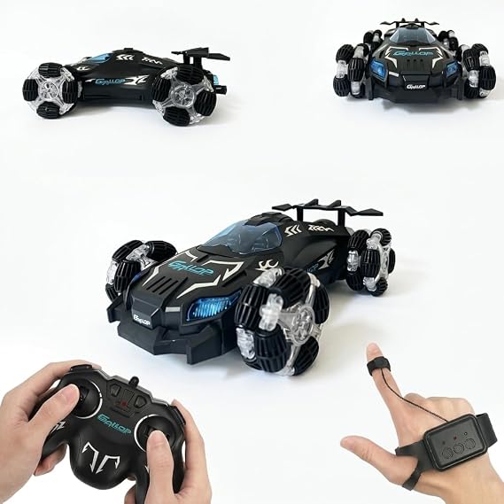 Gesture Spray RC Car, 4WD Stunt Car for Kids 6-12