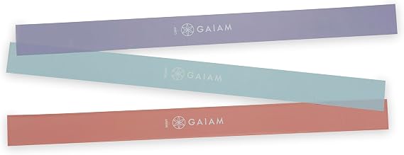 Gaiam Restore Flat Resistance Band Kit, 3-Pack