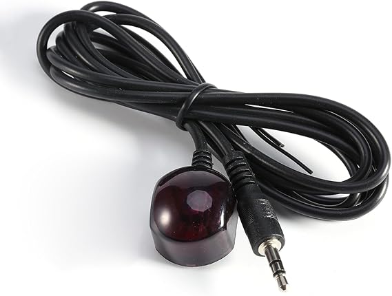 IR Receiver Extension Cable, Premium 3.5mm Infrared Remote Control Extender for AV Equipment and STB Boxes with 1.5M Cable Length