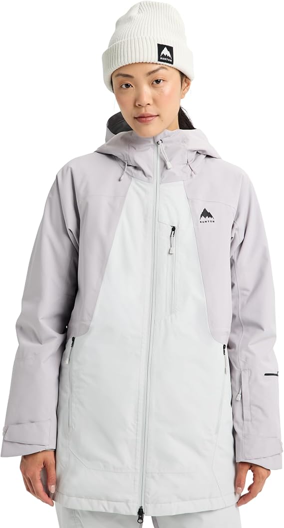 Burton Womens Reserve 2-Layer Insulated Jacket Waterproof Winter Snowboard Jacket with Helmet Compatible Hood