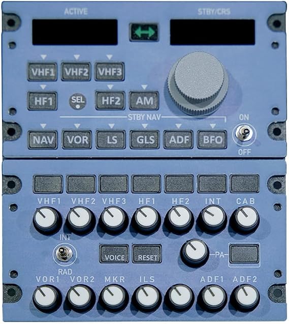 Lunaro Rowsfire Airliner A109 ECAM Panel - 1:1 Scale A320 Home Cockpit Module with V3 Light Sync for MSFS 2020/2024 - Fenix/FBW Compatible Metal Housing
