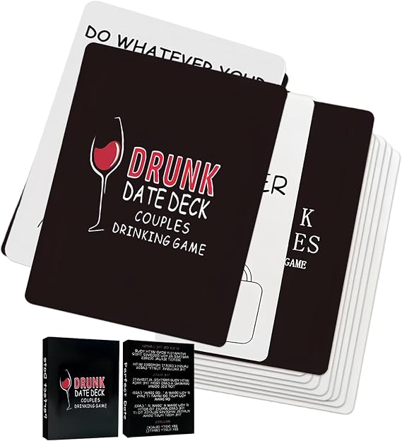 Couples Game – 50 Fun Date Night Cards – Romantic Games for Couples – Perfect for Date Nights, Anniversaries and Valentine's Day – Interactive Couples Card Game for Adults