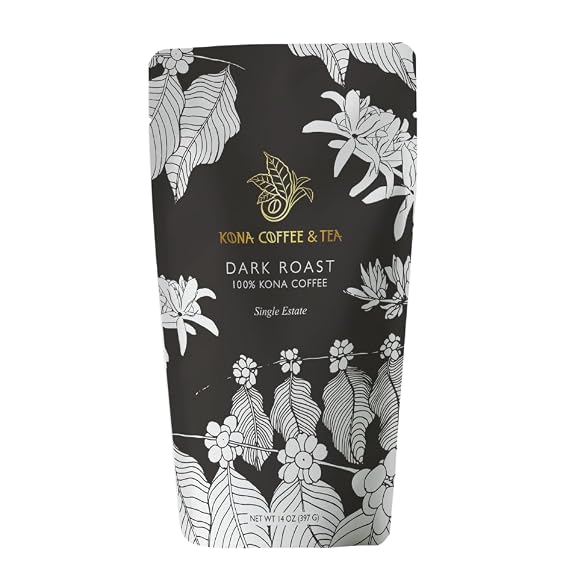 Dark Roast - 100% Kona Whole Bean 14 oz.
