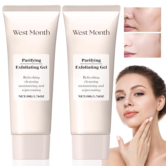 Quarxery Exfoliating Gel Scrub for Face Body Skin,Quarxery Peeling Cream Deep Cleansing Moisturizing Skin,Exfoliating Gel for All Types Skin