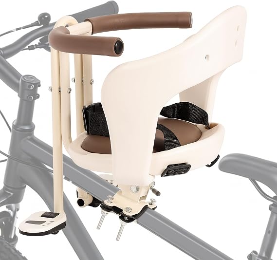 Kids Bike Seat Front Mount for Adult Bicycle, Child Seat, Ages 2-4