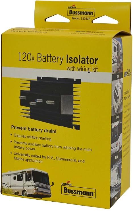 Bussmann (RB-BI-120A) 120 Amp Battery Isolator