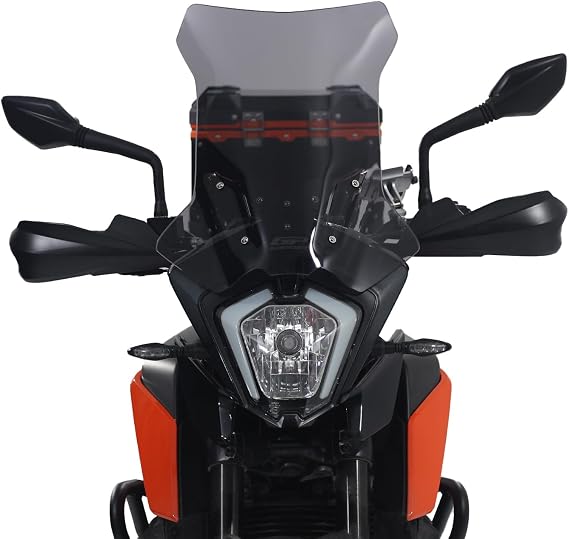 GP Kompozit Windshield Windscreen Transparent Compatible for KTM 250 Adventure / 390 Adventure 2020-2023 49 cm