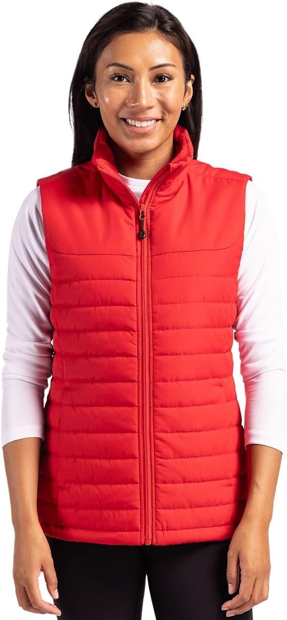 Clique Elevation Eco Full Zip Womens Puffer Vest, Royal Blue, L
