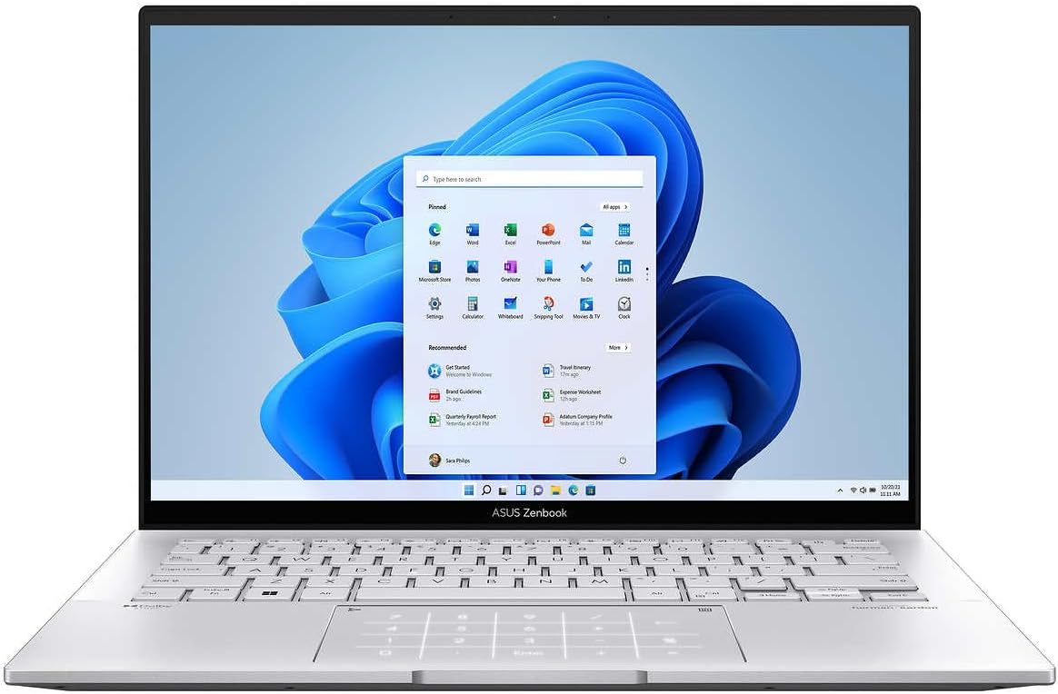 ASUS Zenbook 14 OLED Laptop 2024, 14 2.8K Touchscreen, Intel i9-13900H 14-Core, Iris Xe Graphics, 16GB LPDDR5 1TB SSD, Backlit Keyboard Thunderbolt 4 Fingerprint Wi-Fi 6E, Win11 Home, COU 32GB USB