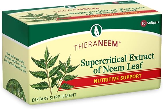 Theraneem Supercritical Neem Gel Capsules | 60 Count