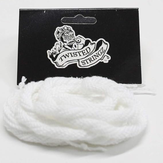 Twisted Stringz Yo-Yo Strings - Polyester - Solid Regular YoYo String - 10 Pack (Solid White)