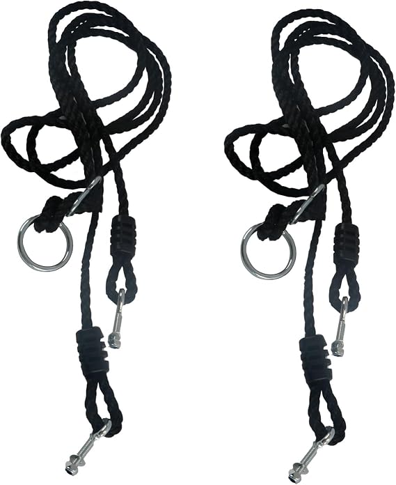 Saucer Swing Replacement Straps 1 Pair, Adjustable Length of 47-71 Inches, Load-Bearing Capacity of 550 lbs, Weather Resistant